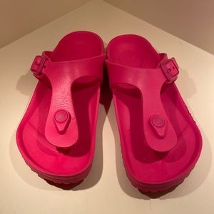 Birkenstock Gizeh Pink Waterproof flip flops size EU 34 US 3-3.5